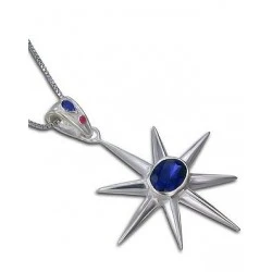 The Patriot North Star Pendant Necklace Silver Jewelry