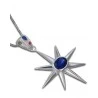 The Patriot North Star Pendant Necklace Silver Jewelry