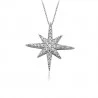 North Star Necklace Silver Pendant Jewelry