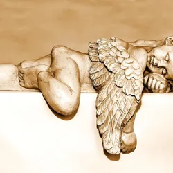 Guardian Angel Pendant Necklace Silver Jewelry